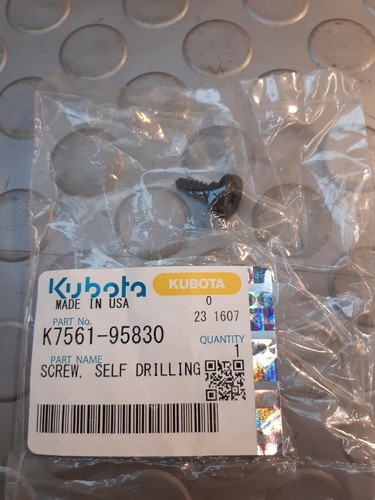 Kubota genuine part screws - kubota, x10