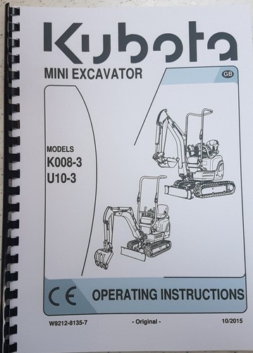 Kubota mini excavator - mini, k008-3